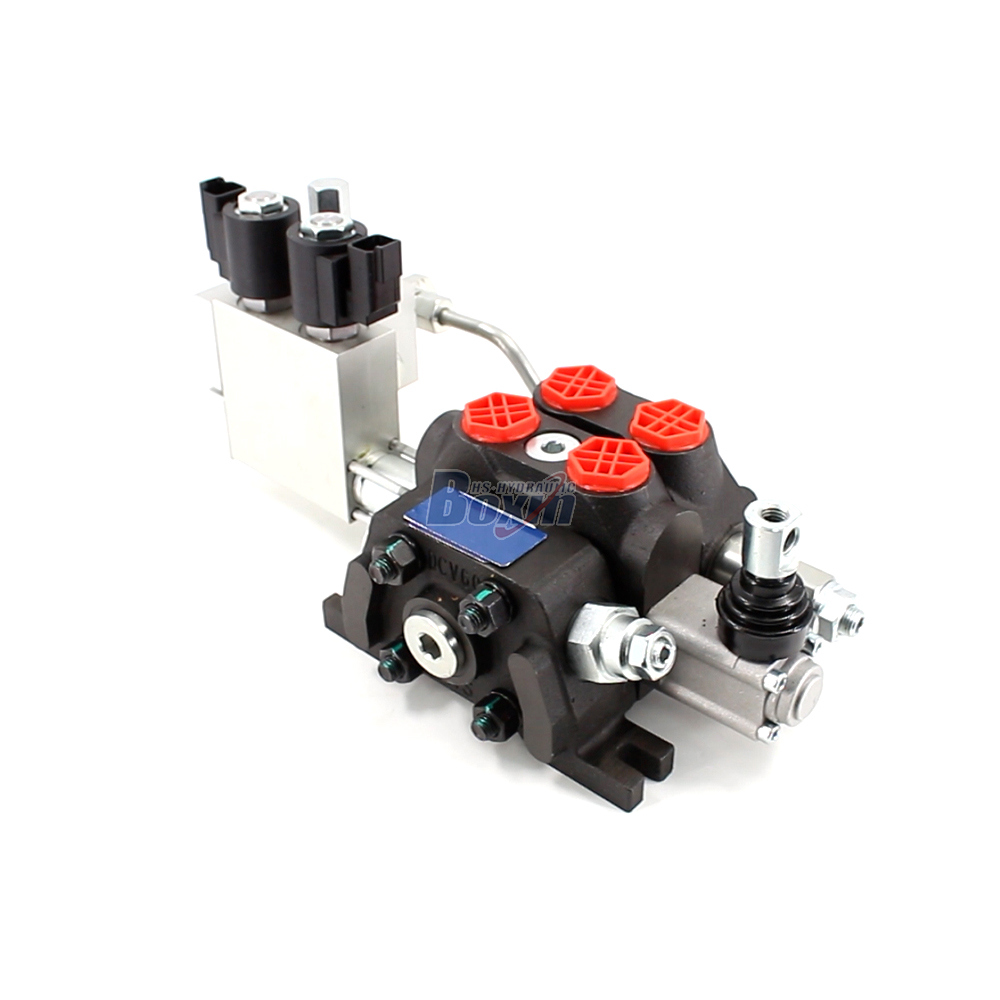 DCV60 電気油圧 1スプール セクショナル方向弁
