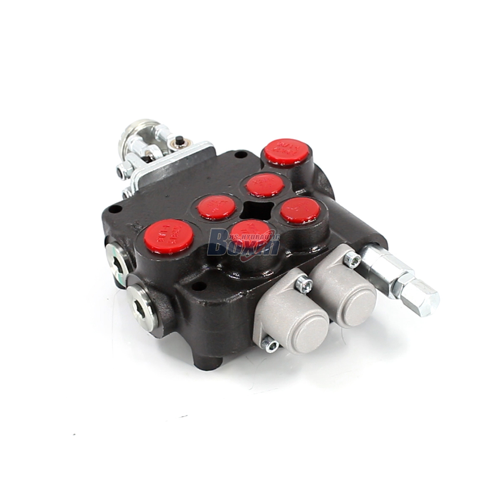 P80-U1-J2OT ジョイスティック 2スプール モノブロック方向制御弁
