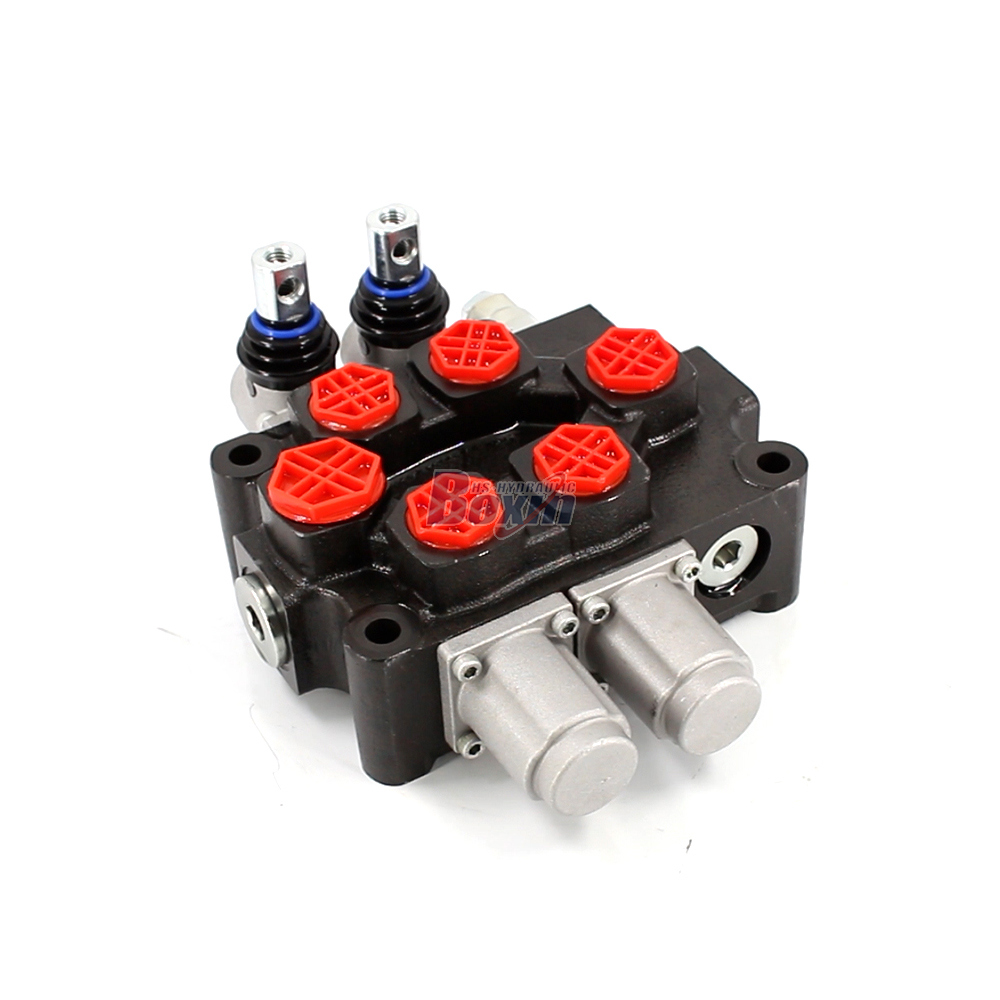 Q75-2OT 手動 2スプール モノブロック方向制御弁