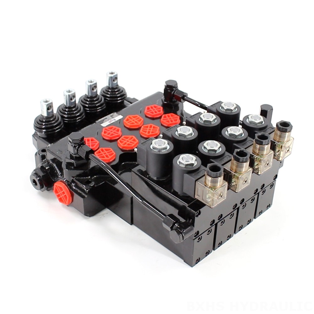 SD11-PG2 電気油圧 4スプール モノブロック方向制御弁 image