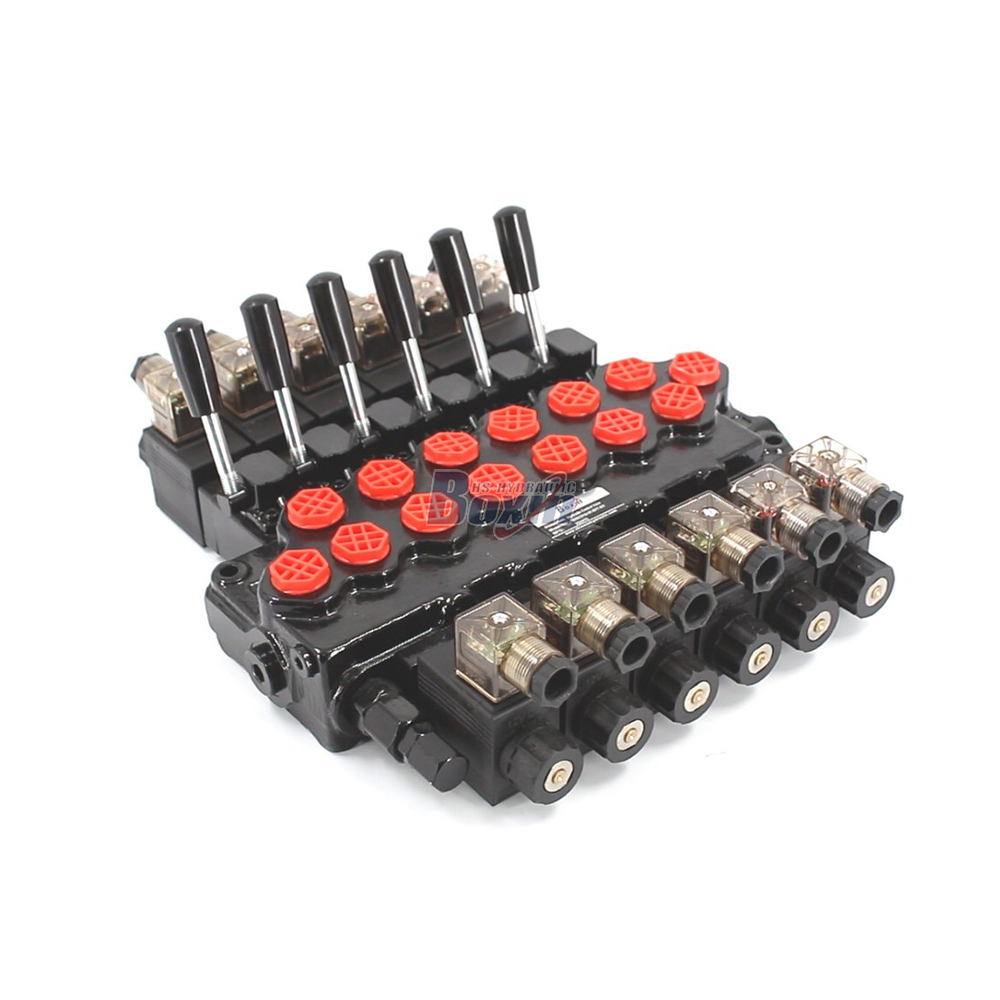 SD5-PG2 ソレノイド 6スプール モノブロック方向制御弁