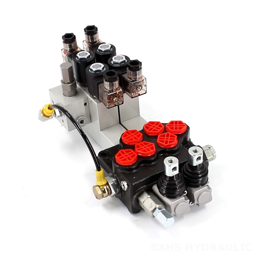 SD5 電気油圧 2スプール モノブロック方向制御弁 image