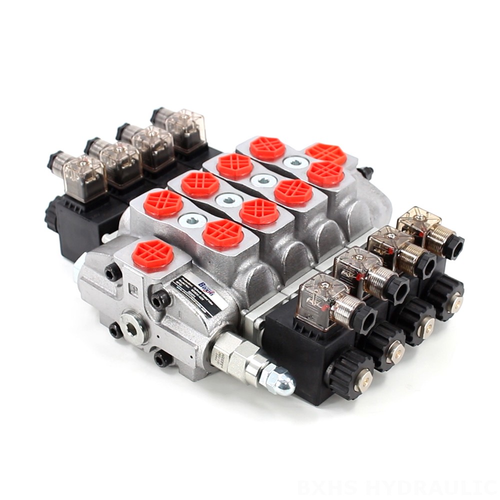SD8 ソレノイド 4スプール セクショナル方向弁 image