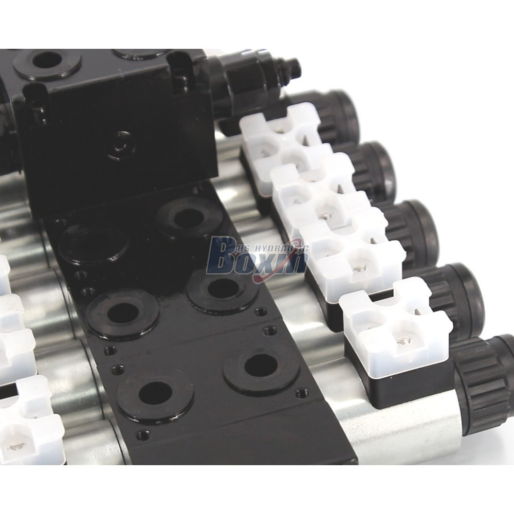 Hydraulic Valve Manufacturer Providing DCV56-H 5 Spool Solenoid Sectional Valves detail image