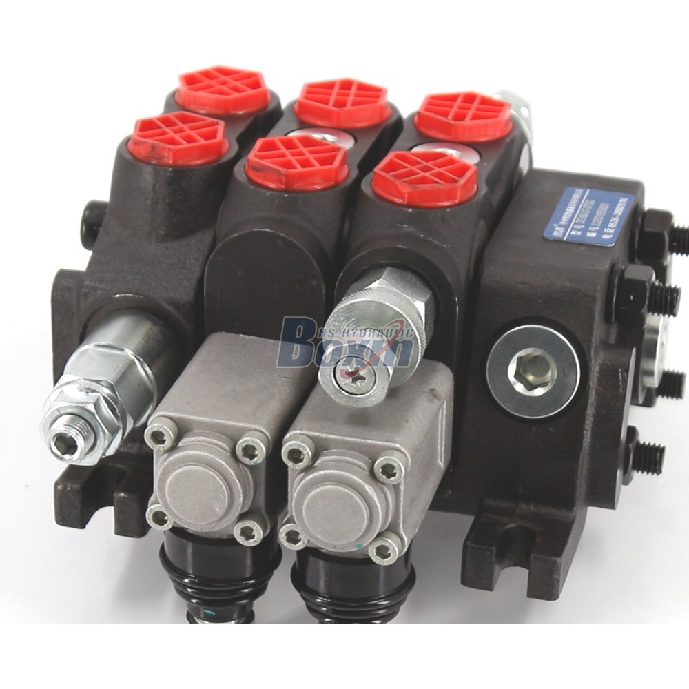 Manufacturer Supply DCV60-FZJ Manual 2 Spool Sectional Directional Valve detail image