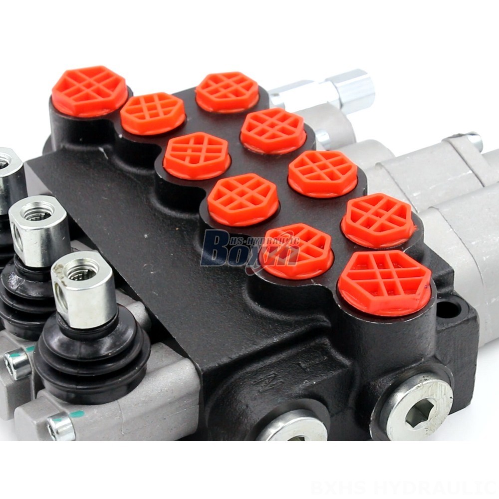 P40-G12-G38-2OT-2QTW 4-Spool Hydraulic Directional Valve | Factory Direct & Customizable detail image