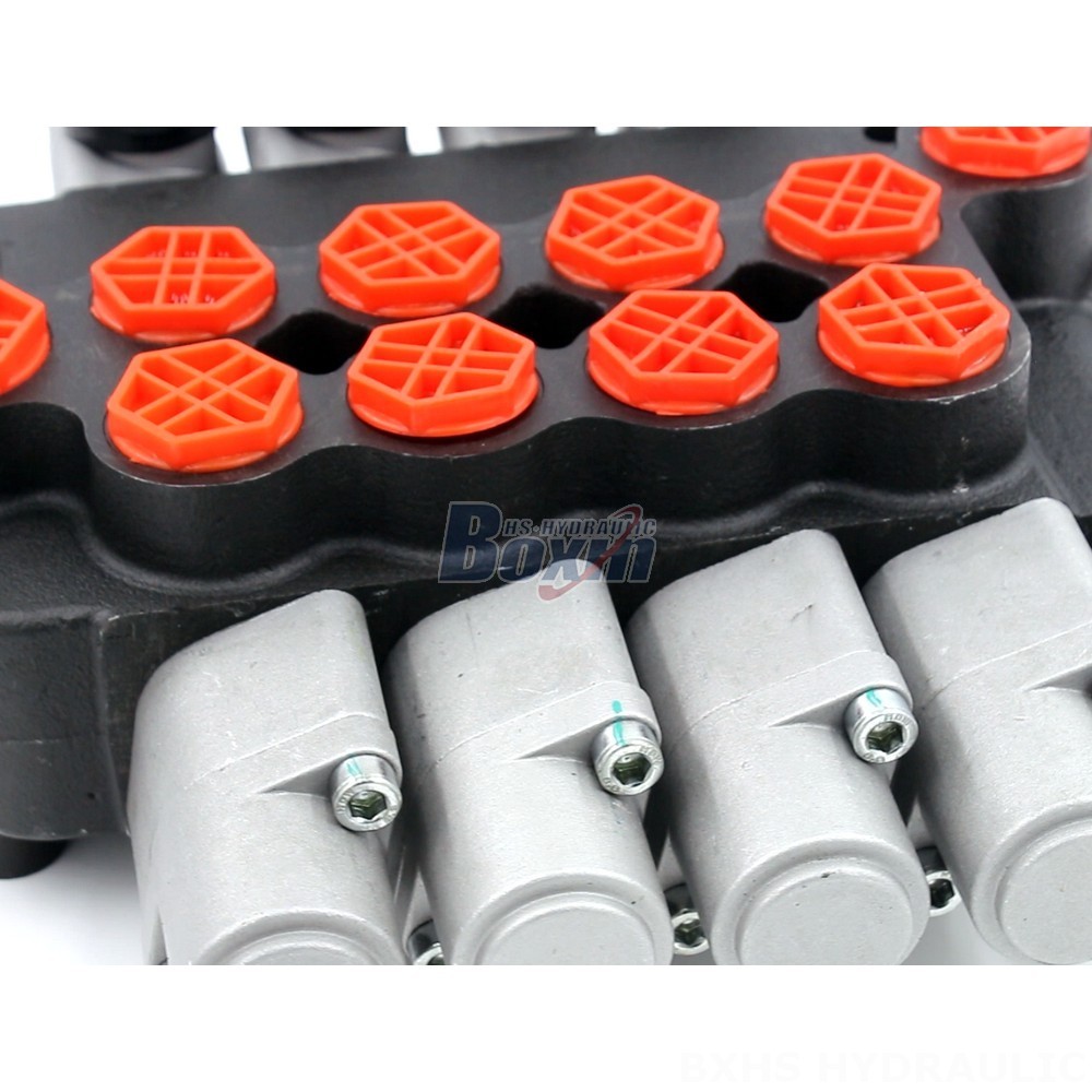 P80-G12-G34-OT 4-Spool Hydraulic Directional Valve | Factory Direct & Customizable detail image