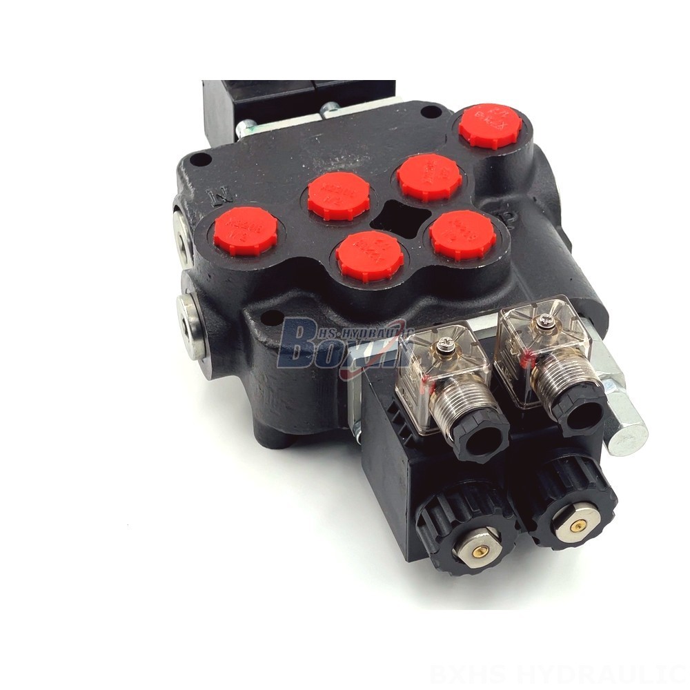 P80 Solenoid 2 Spool Monoblock Directional Valve | Manufacturer & Global Supplier detail image