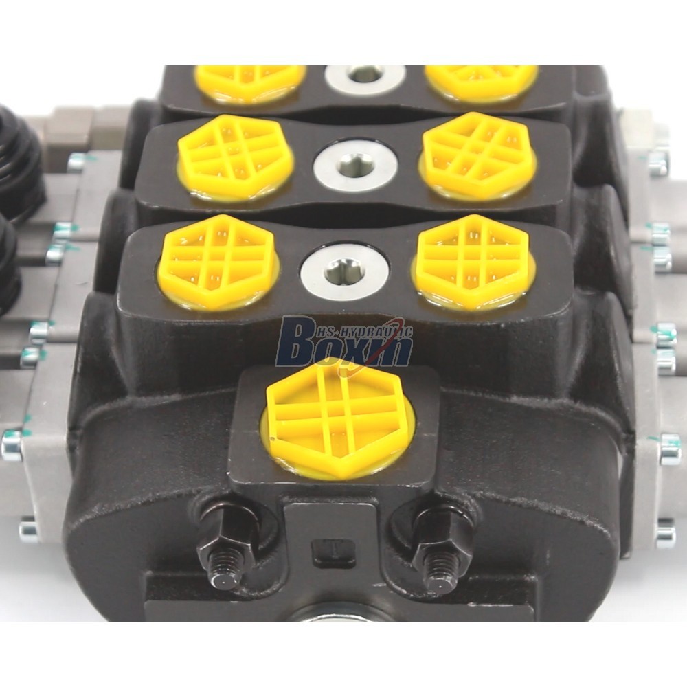 SD8 Manual 3 Spool Sectional Directional Valve for Hydraulic Systems detail image