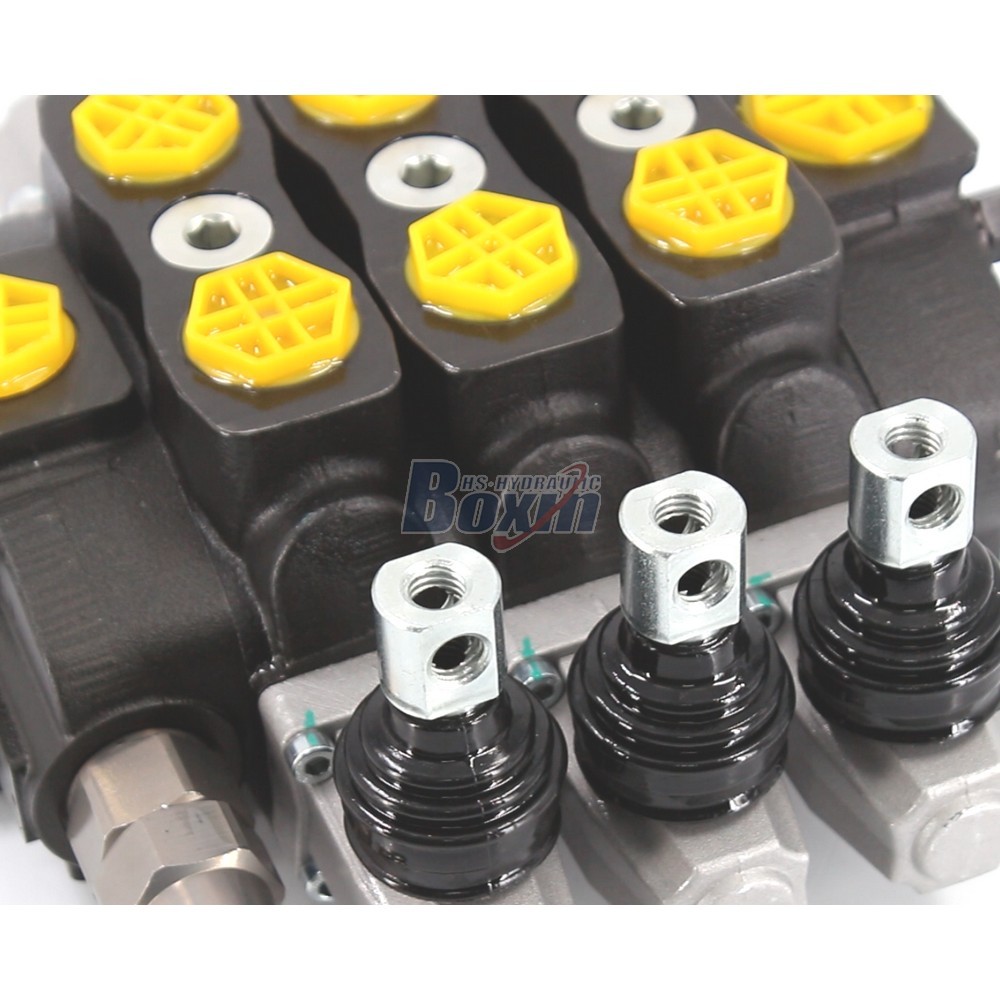 SD8 Series 3 Spool Sectional Directional Hydraulic Valve detail image