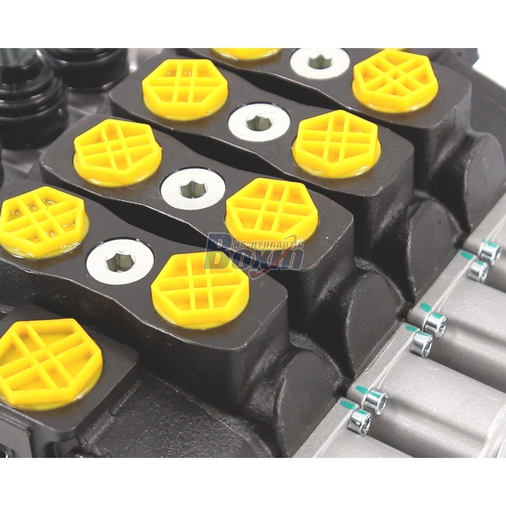 SD8 Manual 4 Spool Sectional Directional Valve Factory Direct Supply detail image