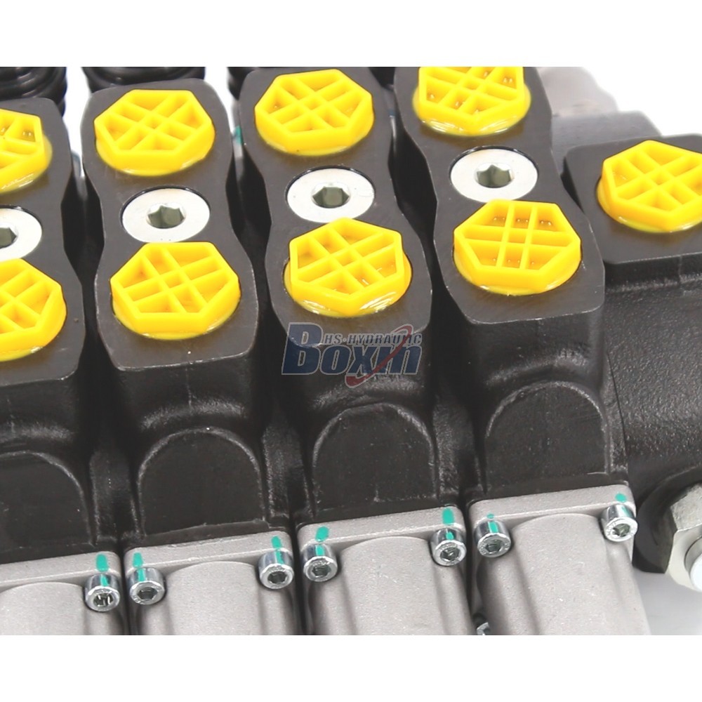 SD8 Manual 4 Spool Sectional Directional Valve Factory Direct Supply detail image