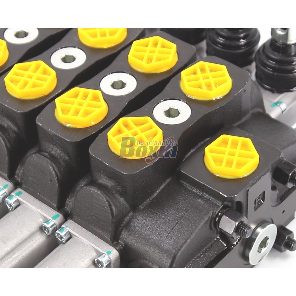 SD8 Manual 4 Spool Sectional Directional Valve Factory Direct Supply detail image