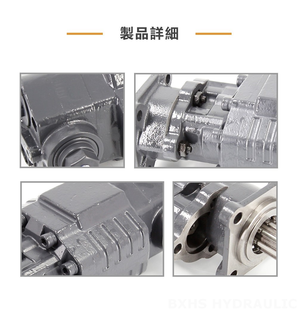 BF110A-ZF1 110 cc/回転 20 MPa (2900 psi) 油圧ギア・ポンプ