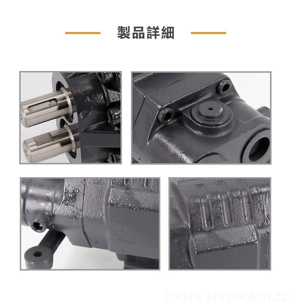 BF62M 油圧ギアポンプ 63 cc/rev 20 MPa (2900 psi) 油圧ギア・ポンプ