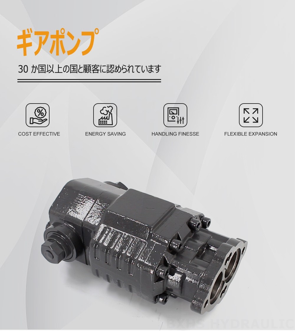 BF82A 80 cc/rev 20 MPa (2900 psi) 油圧ギア・ポンプ