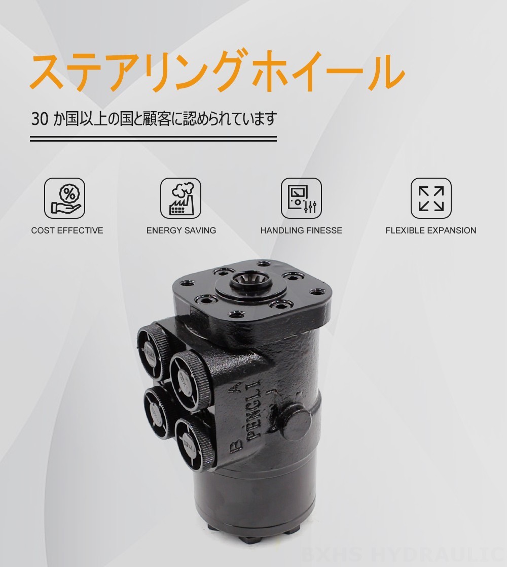 BZZ1-E400B 400 ml/r 30 L/min ステアリングユニット