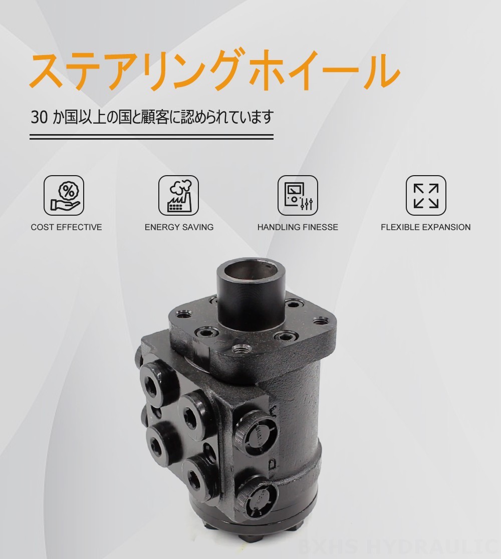 BZZ1-E80AS 80 ml/r 6 L/min ステアリングユニット