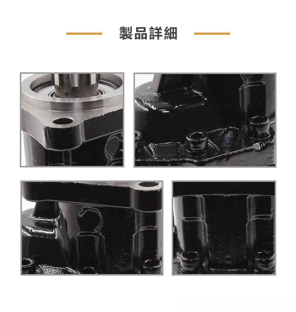 CBHST1-ISO-120 120 cc/回転 油圧ギア・ポンプ