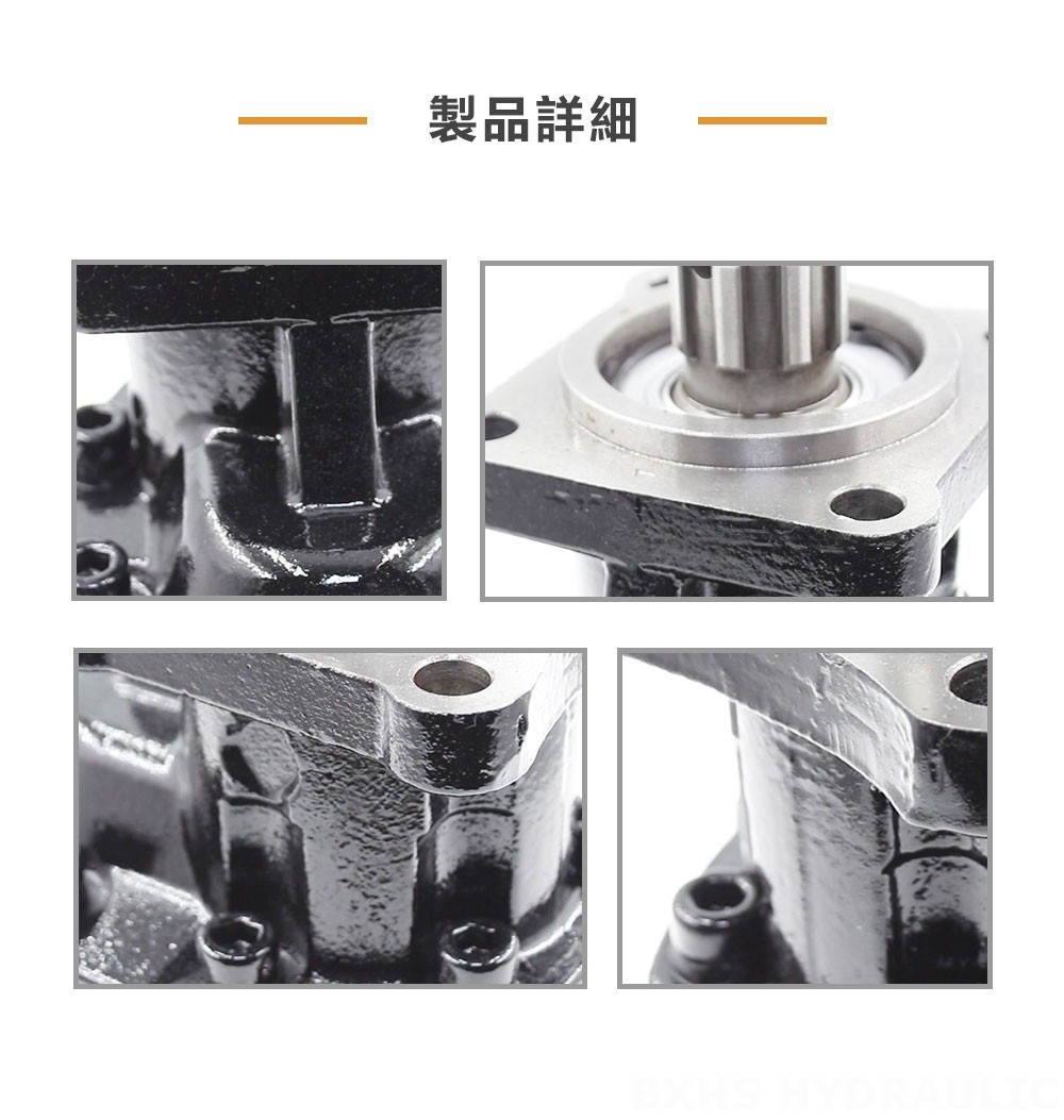 CBHST1-ISO-80 80 cc/rev 油圧ギア・ポンプ