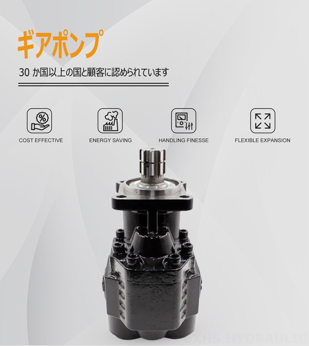 CBHST1-ISO-90 90 cc/回転 油圧ギア・ポンプ