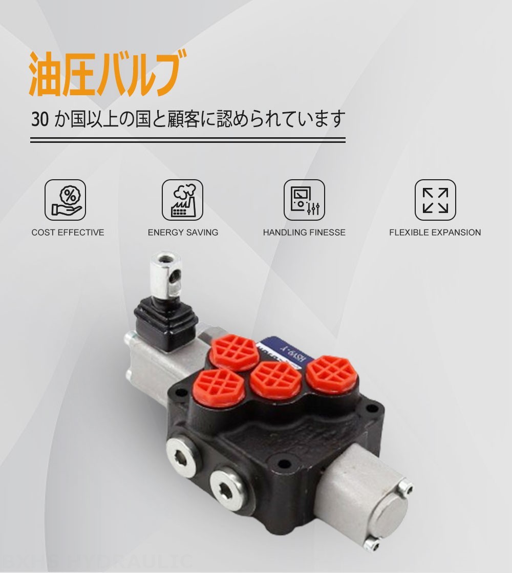 DCV20 手動 1スプール モノブロック方向弁