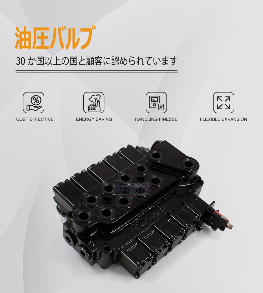 Customized OEM/ODM DCV40Z-FZJ Manual 5 Spool Outrigger Control Valve with Private Label Options