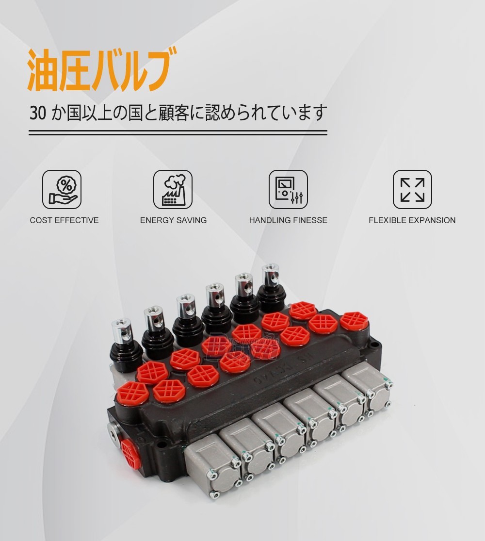 Direct Factory Wholesale DCV40 Manual 6 Spool Directional Valve