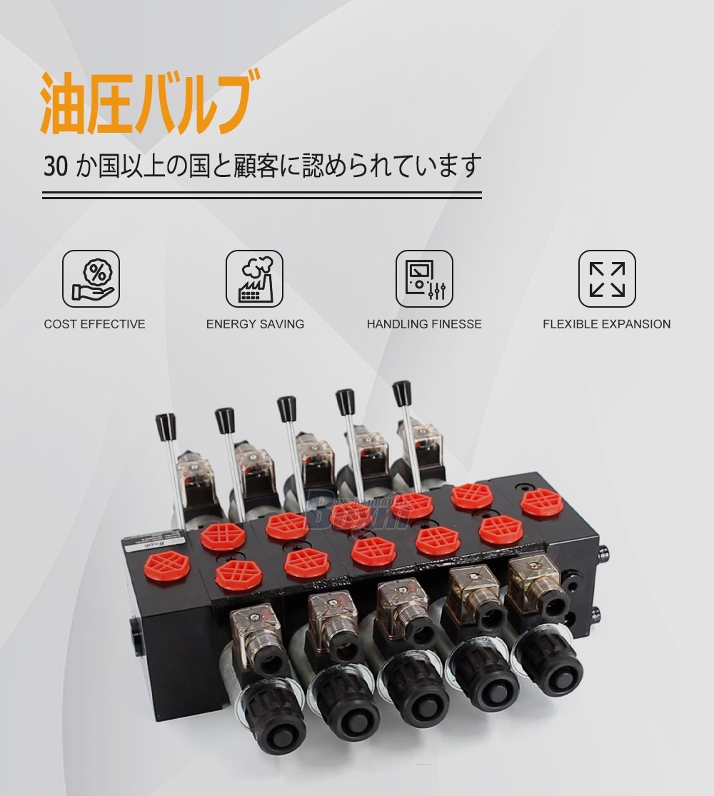 DCV58 Manual and Solenoid Hydraulic Directional Valve