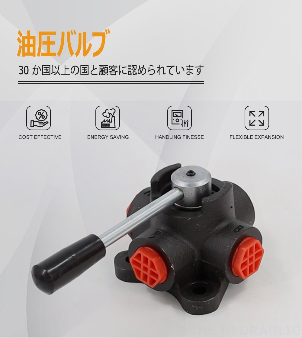 HSDV34 手動 1スプール 流量分流弁