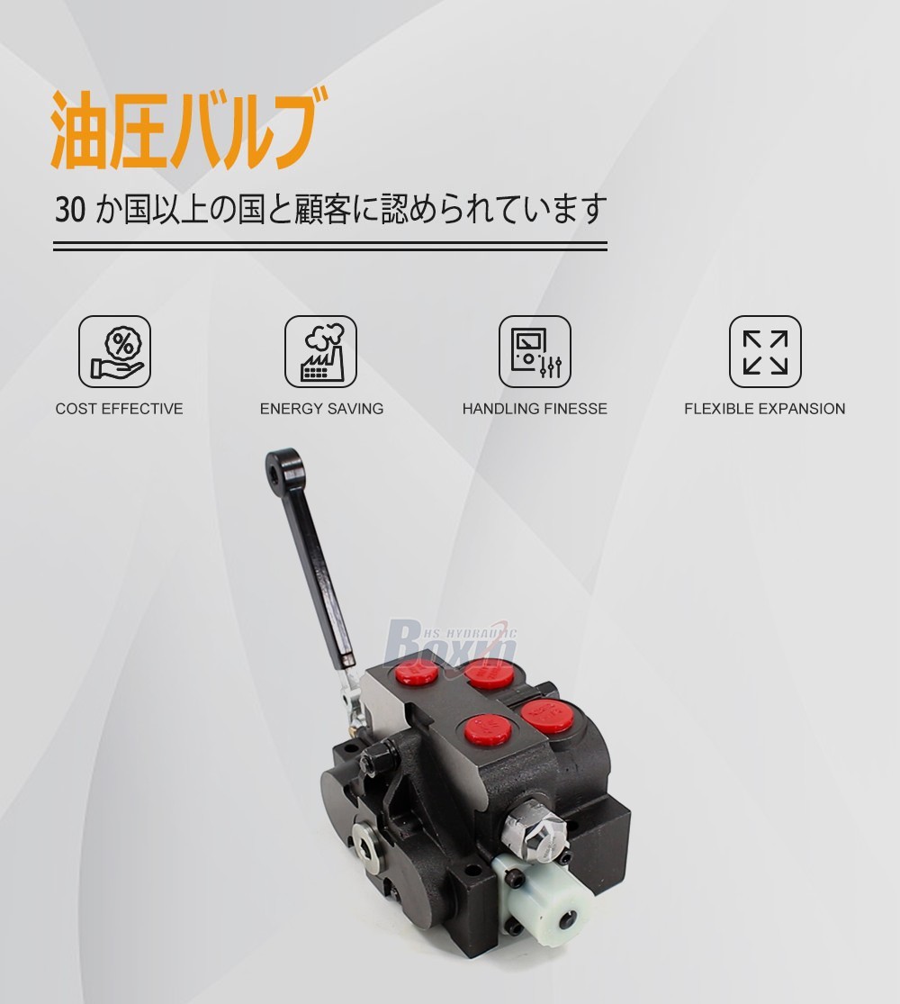 High Performance HSV20 Manual Sectional Control Valve 1 Spool