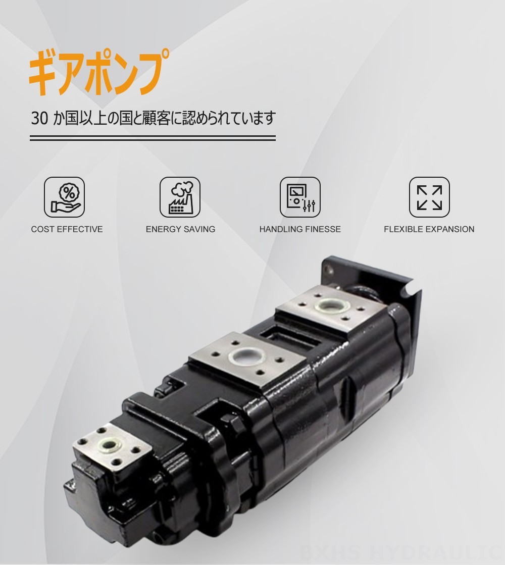 JHP2100-2080-1016 100 cc/rev 油圧ギア・ポンプ