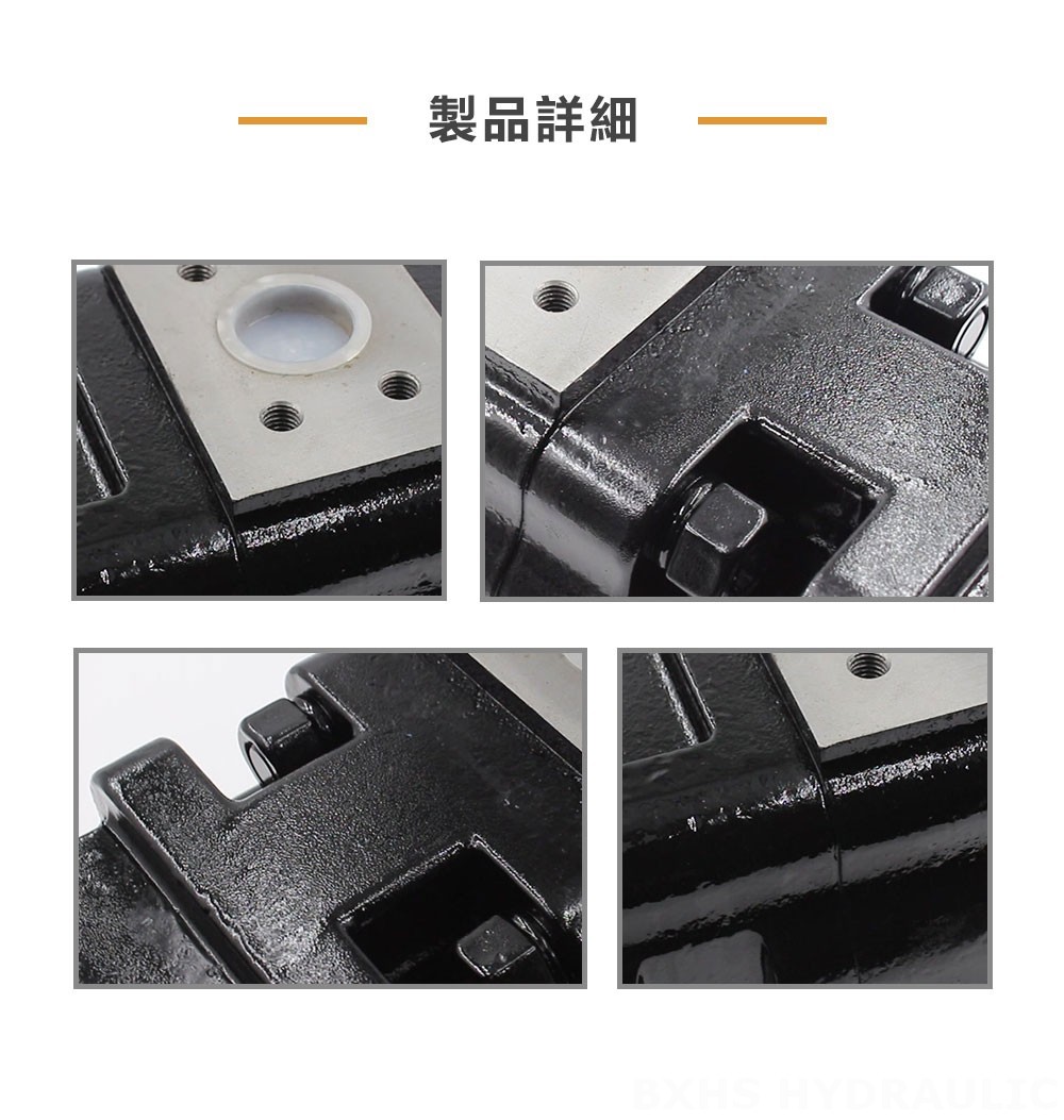 JHP2100-2080-1016 100 cc/rev 油圧ギア・ポンプ
