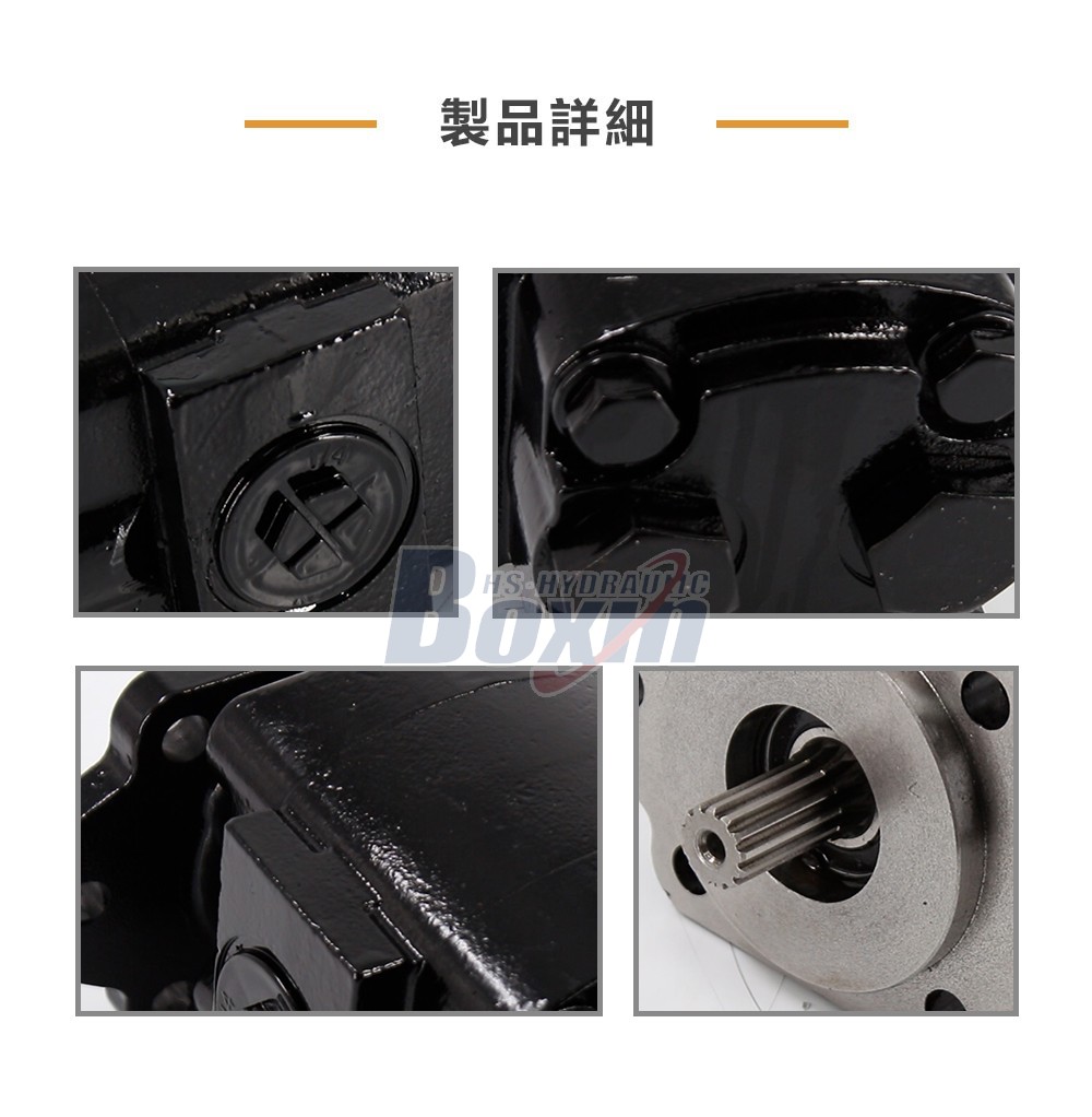 Competitive Price P21A646JEAL20-25 64.6 cc/rev Hydraulic Gear Pump by Manufacturer