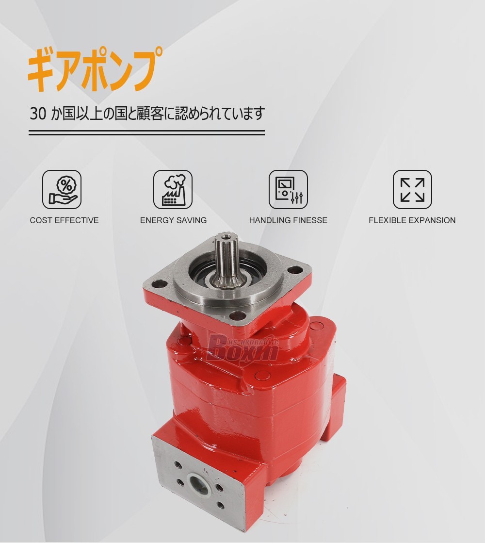OEM ODM Custom Service for P350A542KEAB25-25R 104.5 cc/rev Hydraulic Gear Pump Manufacturing