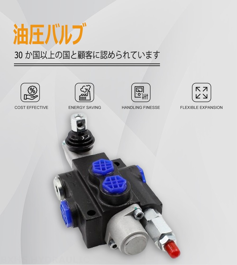 P40-G12 手動 1スプール モノブロック方向弁