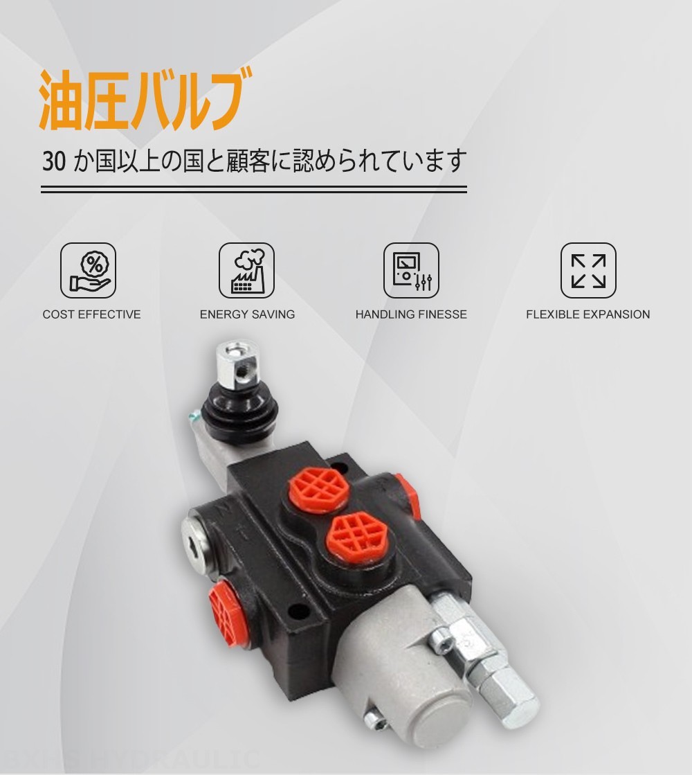 P40-G38-OT 手動 1スプール モノブロック方向弁