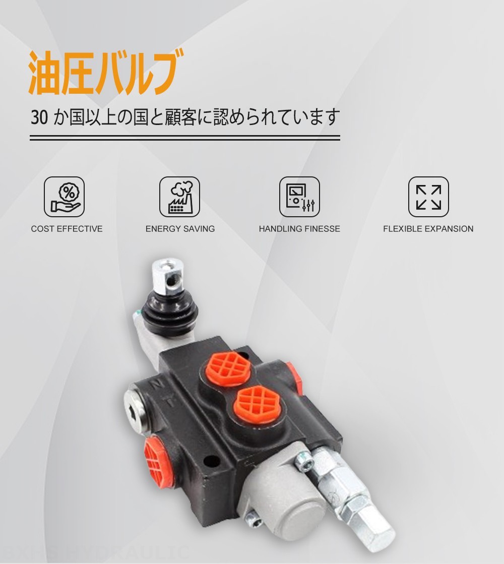 P40-OT 手動 1スプール モノブロック方向弁