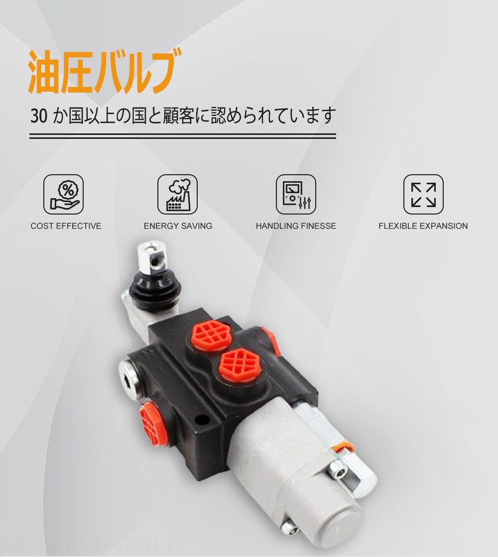 P40-QTW1 手動 1スプール モノブロック方向弁