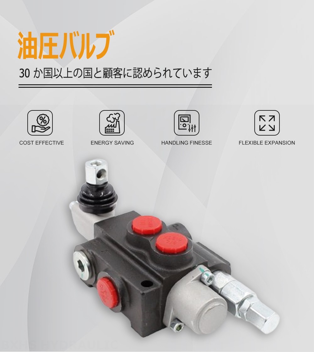 P40-U34 手動 1スプール モノブロック方向弁