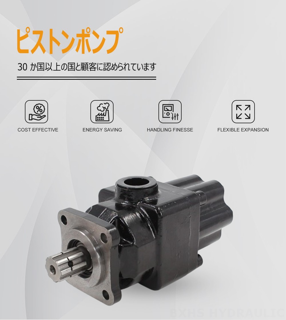 P6-40 40 cc/rev 油圧ピストン・ポンプ