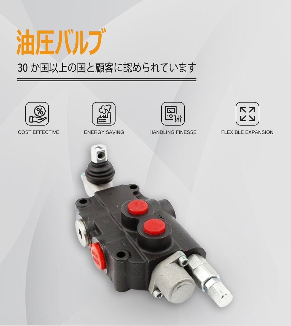 P80-U116-U78 手動 1スプール モノブロック方向弁