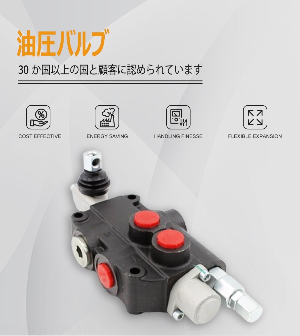 P80-U78-OT 手動 1スプール モノブロック方向弁