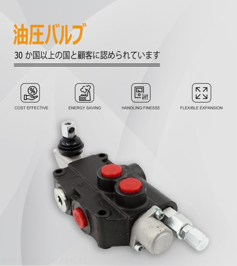 P80-U78 手動 1スプール モノブロック方向弁