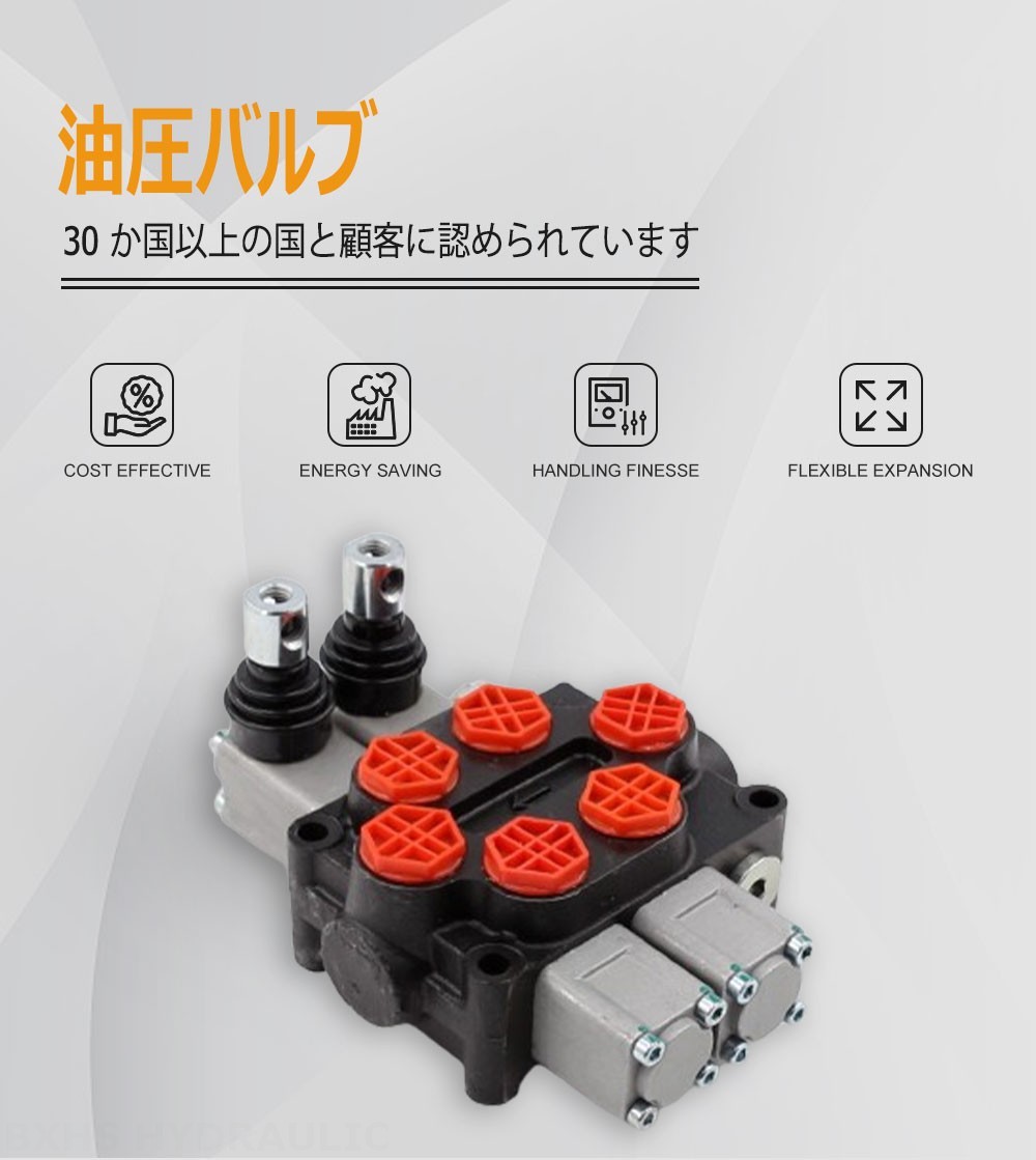 Q45 手動 2スプール モノブロック方向弁