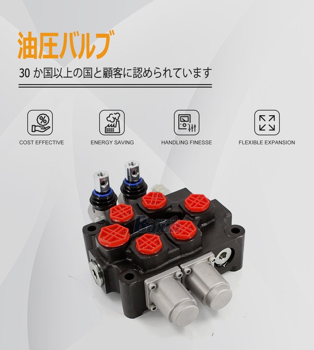 Q75 Manual 2 Spool Monoblock Valve for Mobile Hydraulics