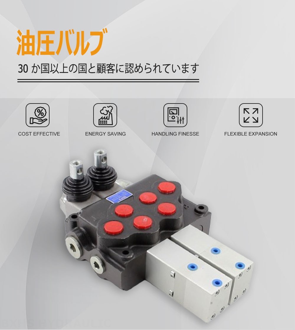 SD11 空圧 2スプール モノブロック方向弁