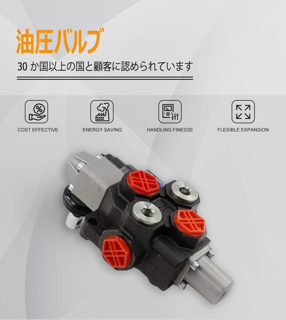 SD14 手動 1スプール モノブロック方向弁