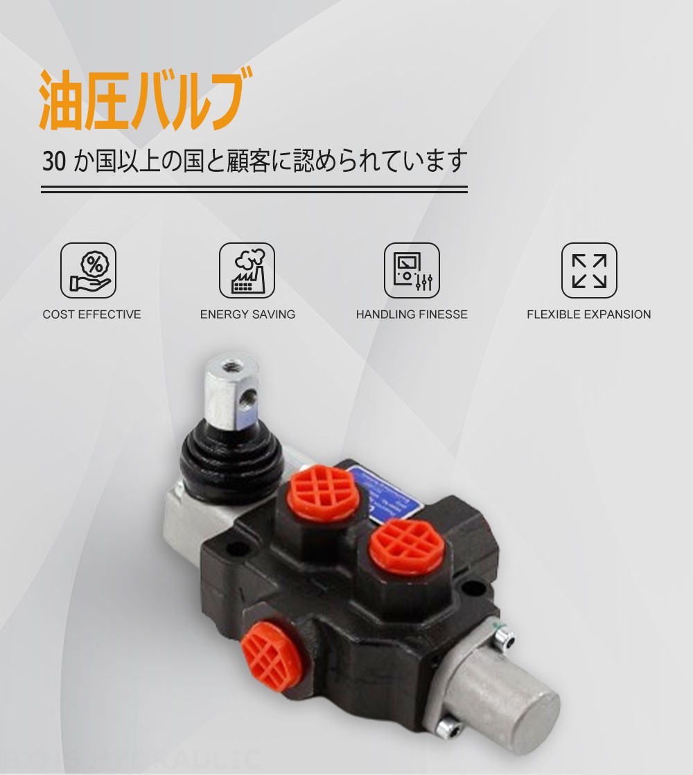 SD4 手動 1スプール モノブロック方向弁