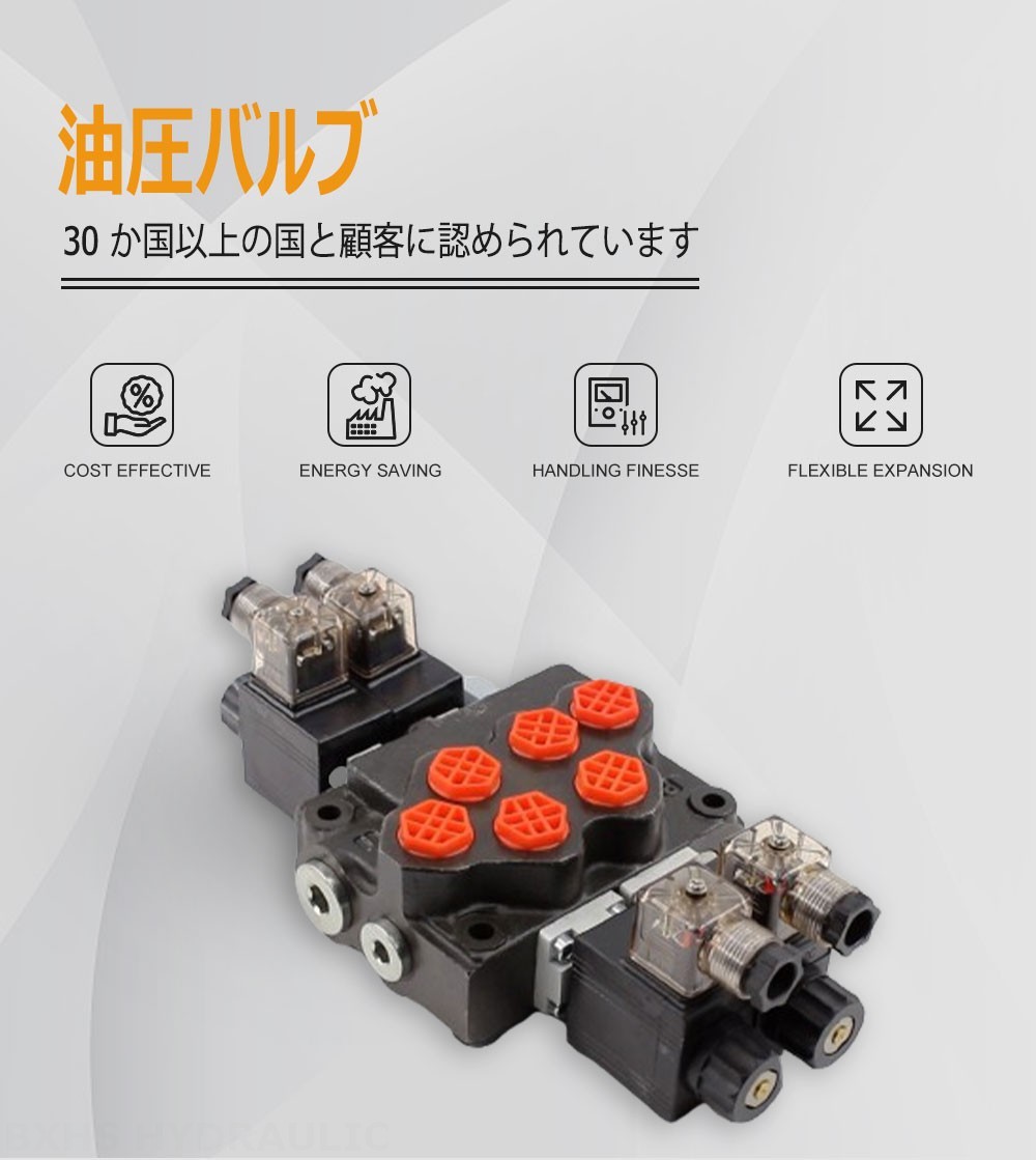 SD5 ソレノイド 2スプール モノブロック方向弁